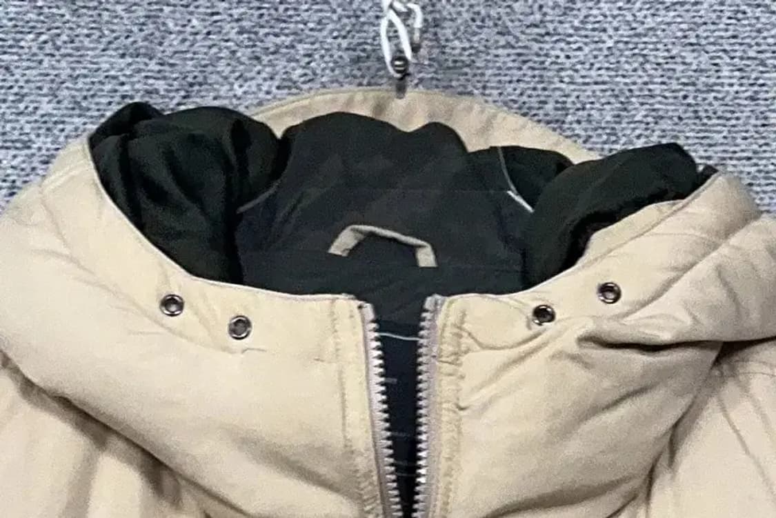 아카데믹스 올드스쿨 y2k 아이보리 패딩 XL 상품이미지5