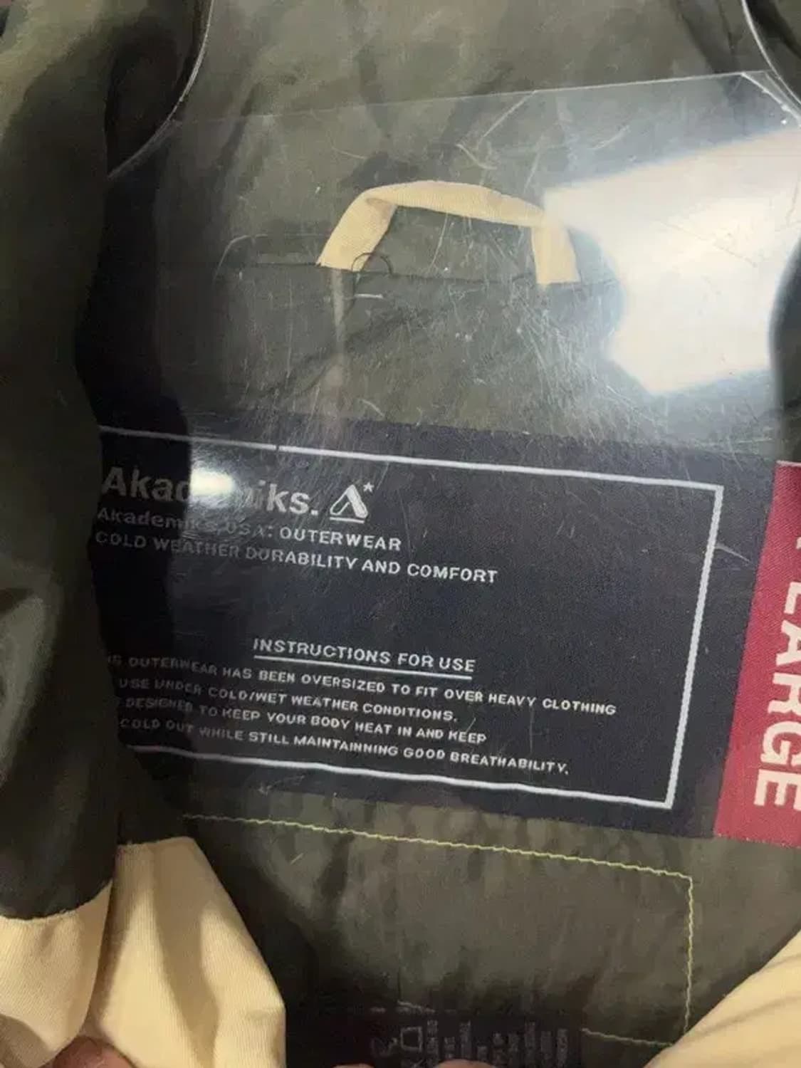 아카데믹스 올드스쿨 y2k 아이보리 패딩 XL 상품이미지7