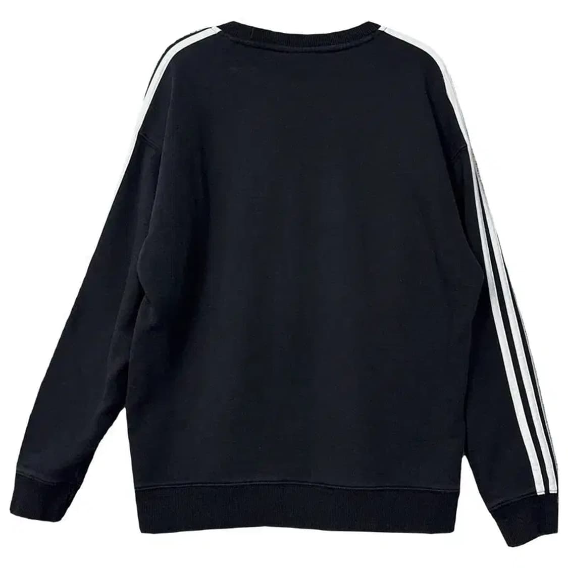 아디다스 블랙 로고 삼선 맨투맨 M 상품이미지2