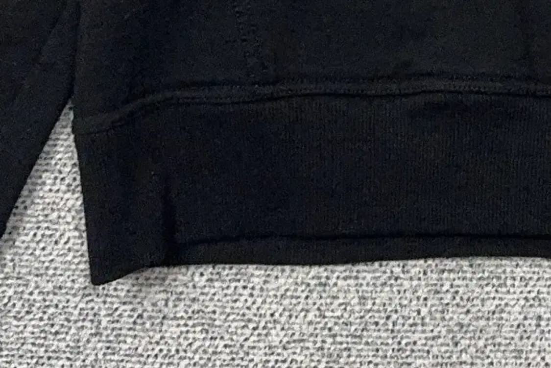 챔피온 블랙 로고 프린팅 후드티 L 상품이미지6