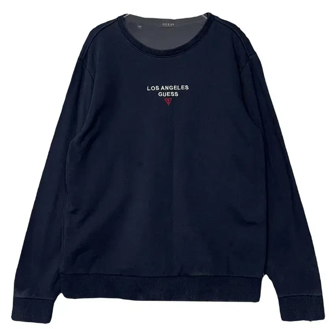 게스 프린팅 네이비 맨투맨 XL 상품이미지1