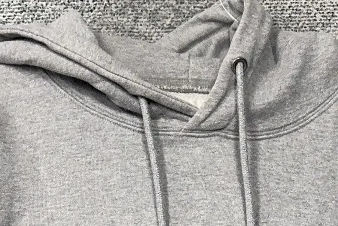 키르시 라이트 그레이 로고 오버핏 후드티 1 상품이미지5