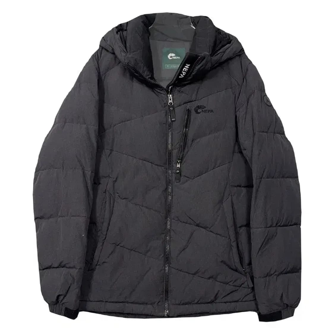 네파 그레이 캐주얼 로고 패딩 90 상품이미지1