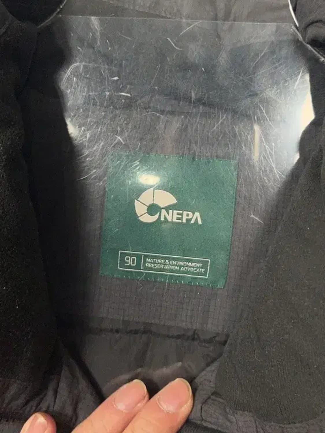 네파 그레이 캐주얼 로고 패딩 90 상품이미지6