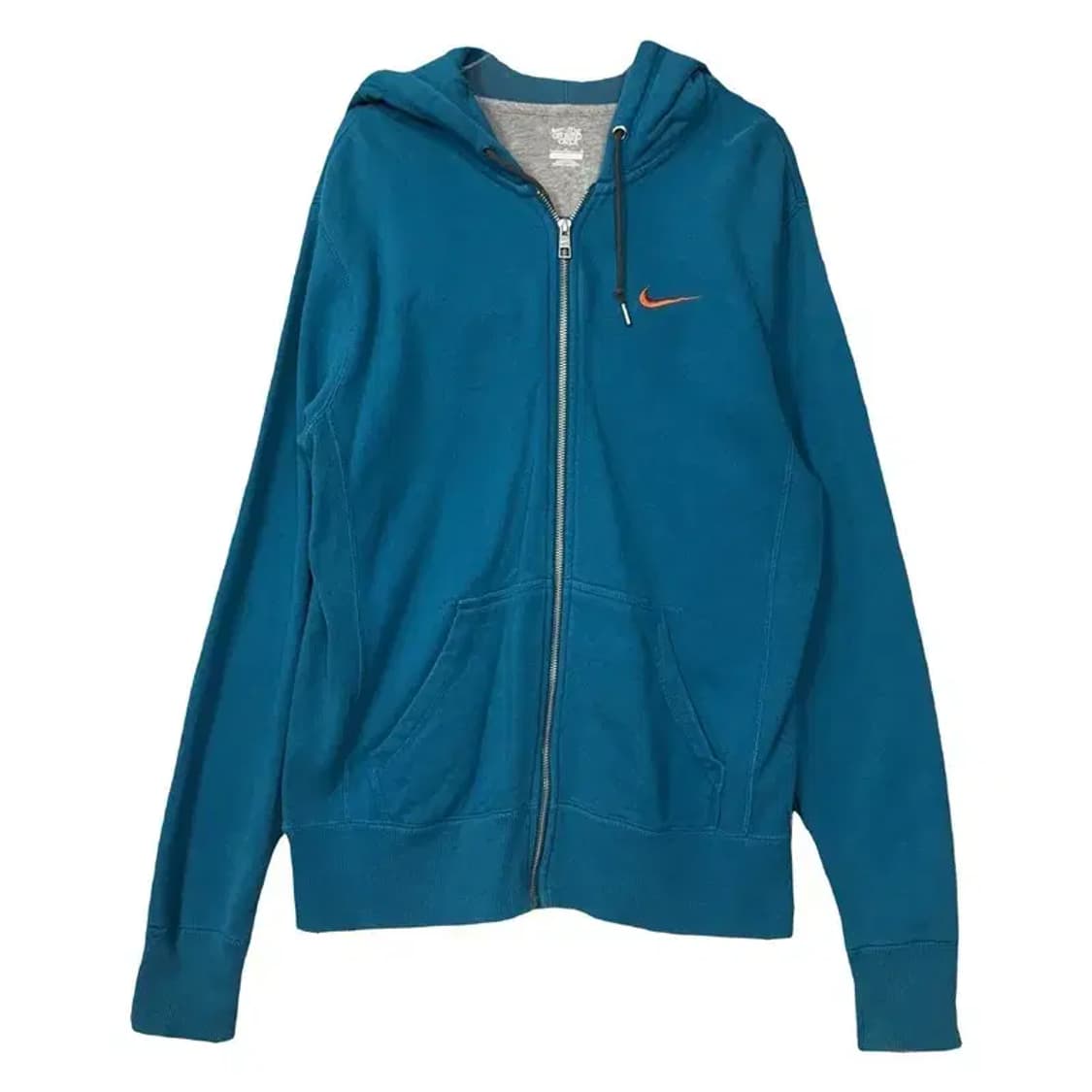 나이키 블루 로고 후드 집업 L 상품이미지1