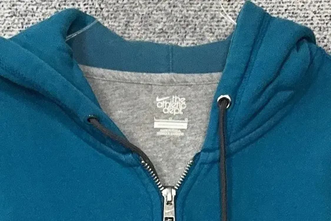 나이키 블루 로고 후드 집업 L 상품이미지5