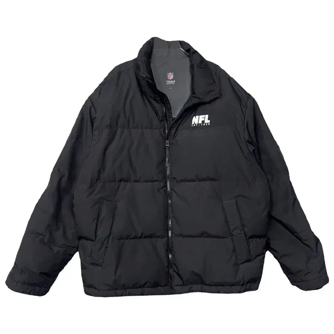 NFL 로고 블랙 덕다운 푸퍼 패딩 XL 상품이미지1