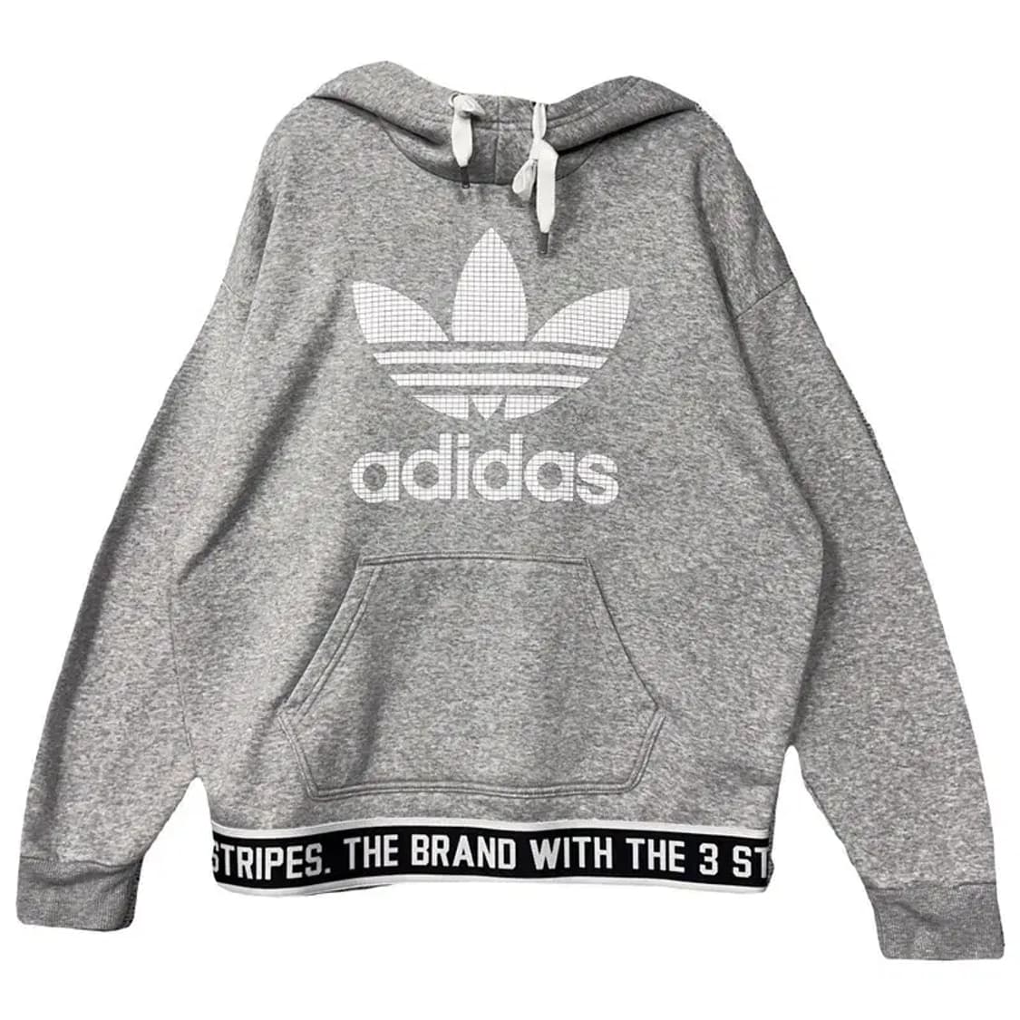 아디다스 프린팅 라이트 그레이 후드티 090 상품이미지1