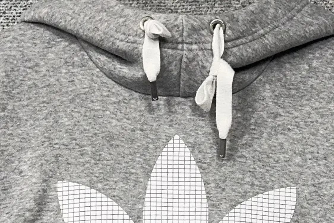 아디다스 프린팅 라이트 그레이 후드티 090 상품이미지5