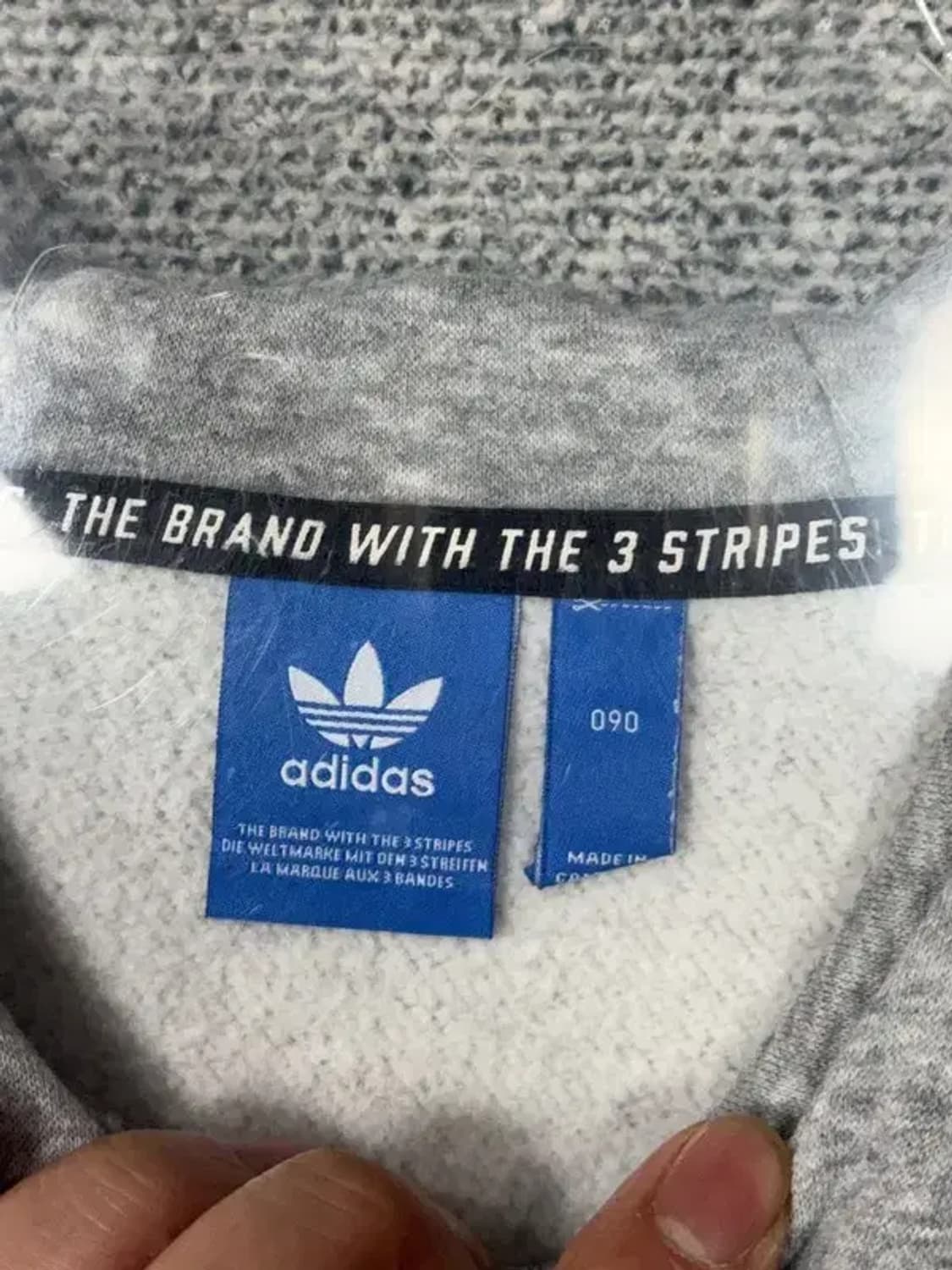 아디다스 프린팅 라이트 그레이 후드티 090 상품이미지6