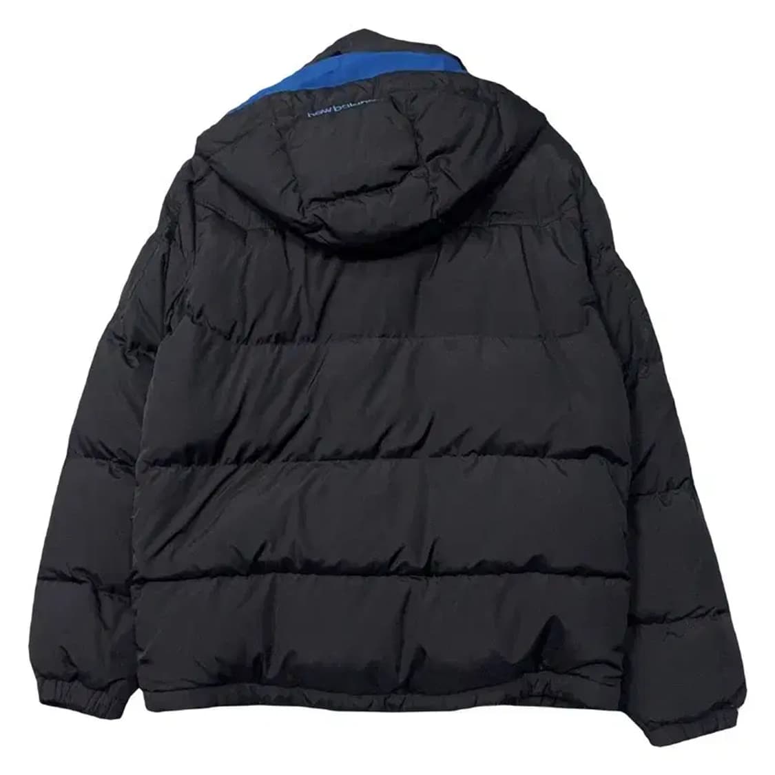 뉴발란스 블랙 로고 다운 패딩 M 상품이미지2