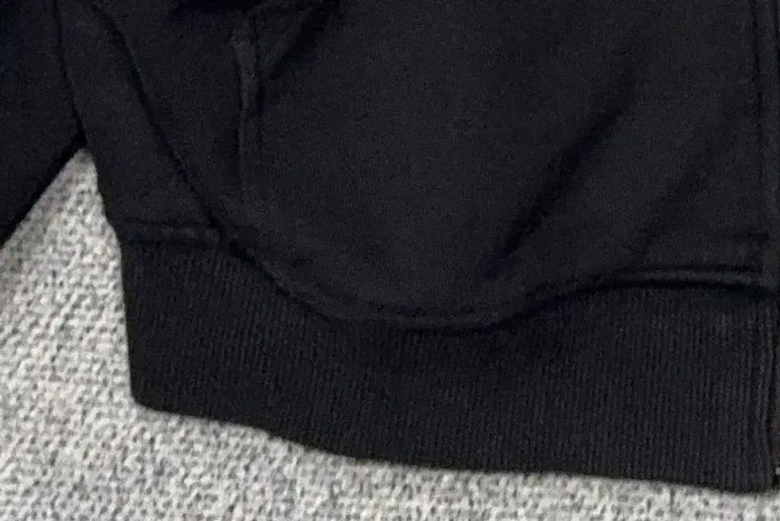 널디 블랙 로고 트랙 오버핏 후드 집업 XS 상품이미지5