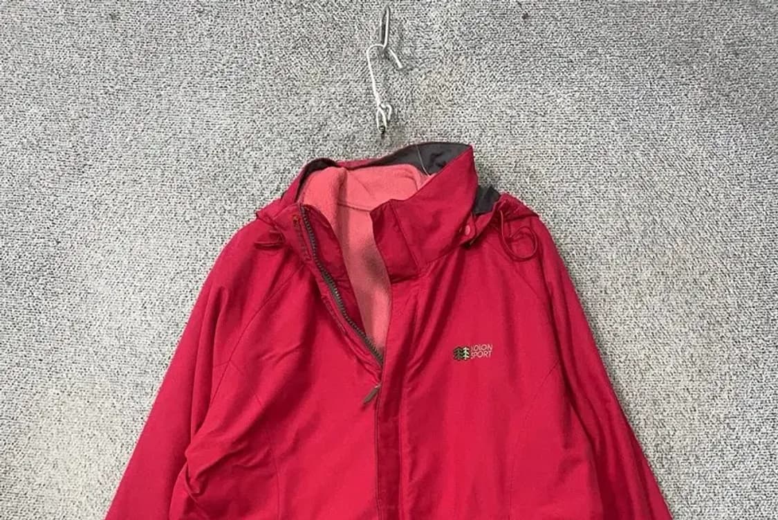 코오롱 내피 레드 바람막이 100 상품이미지3