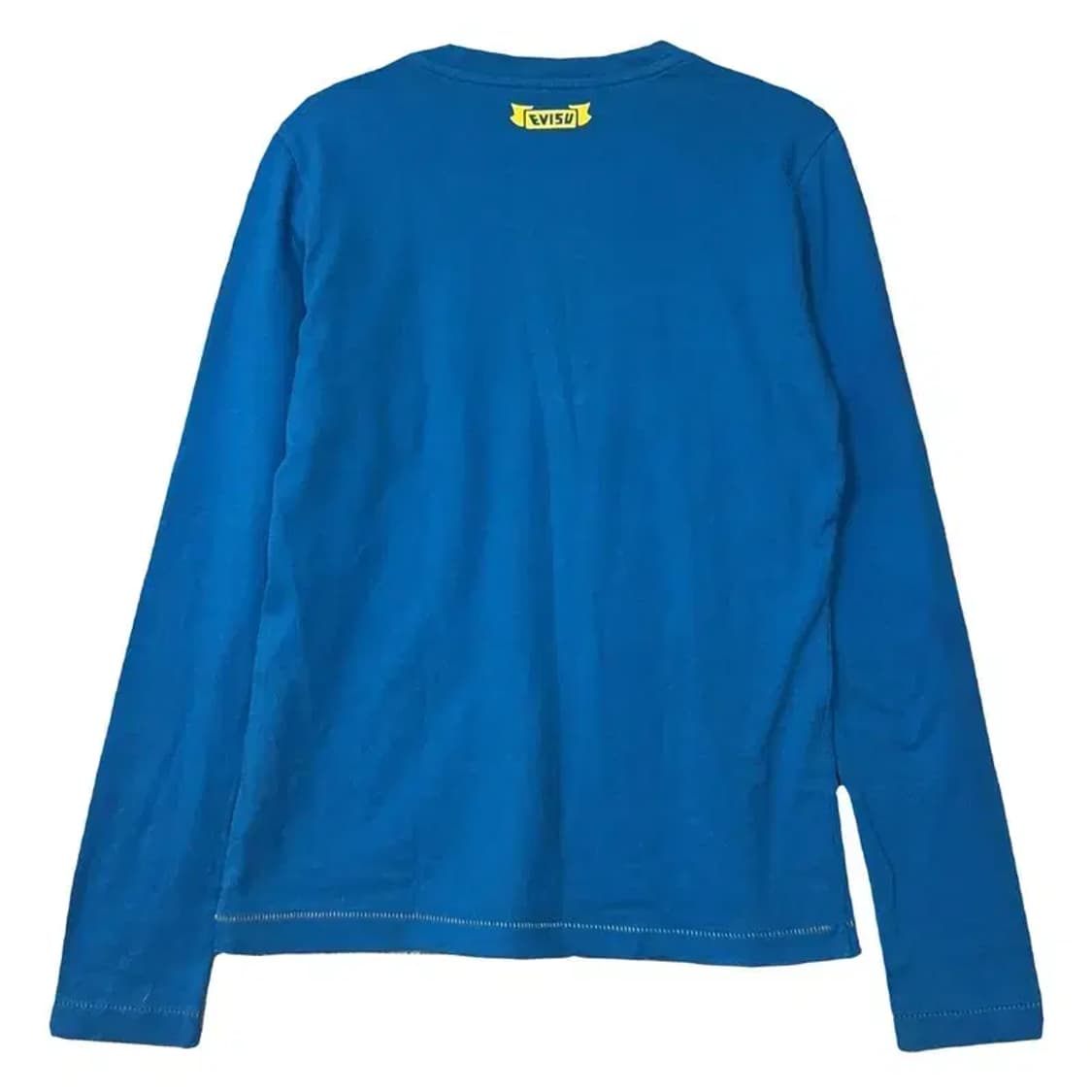 에비수 프린팅 블루 긴팔티 M 상품이미지2