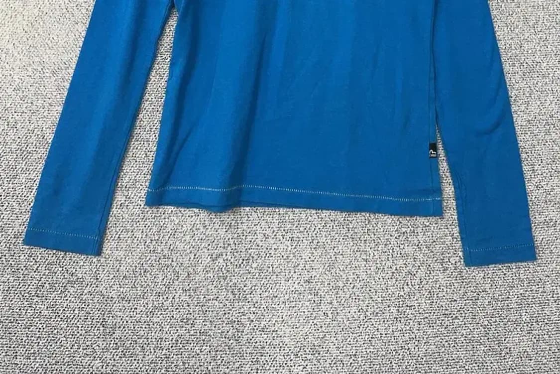 에비수 프린팅 블루 긴팔티 M 상품이미지4