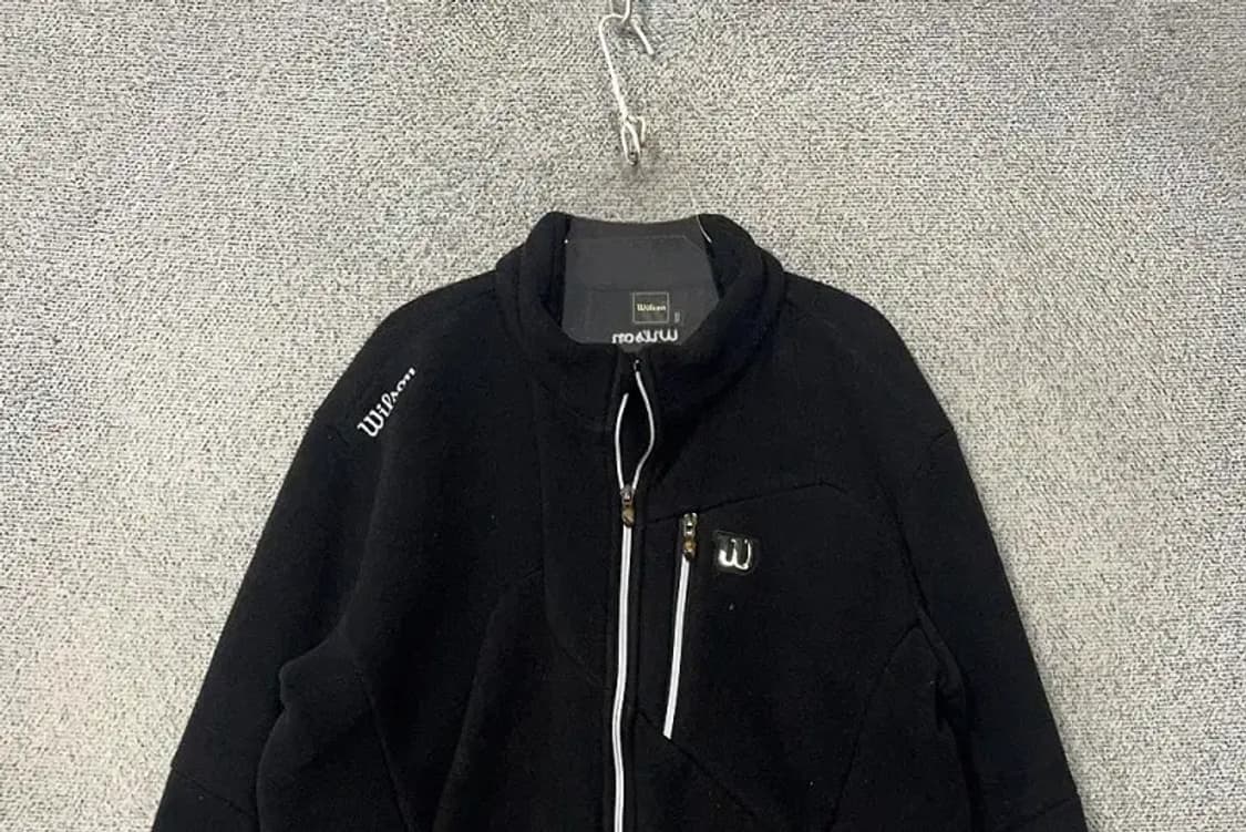 윌슨 블랙 로고 후리스 집업 105 상품이미지3