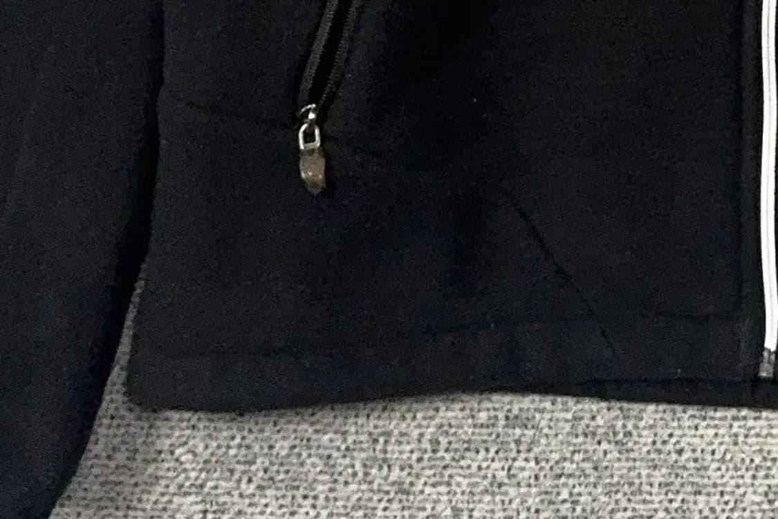 윌슨 블랙 로고 후리스 집업 105 상품이미지5