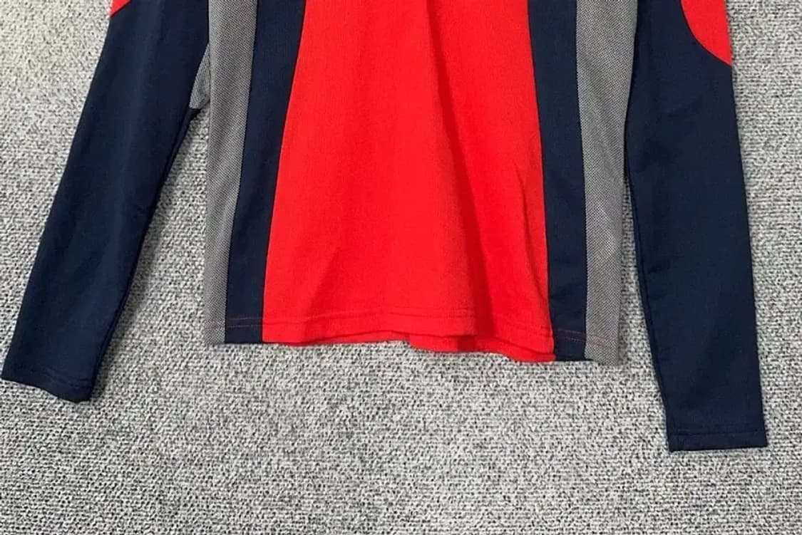 아디다스 레드 기능성 반집업 긴팔티 85 상품이미지4