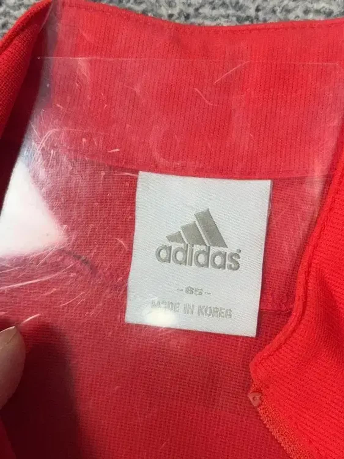 아디다스 레드 기능성 반집업 긴팔티 85 상품이미지6