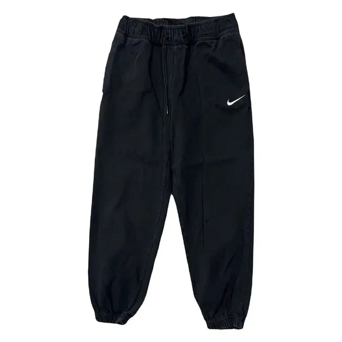 나이키 블랙 로고 밴딩 조거팬츠 S 상품이미지1