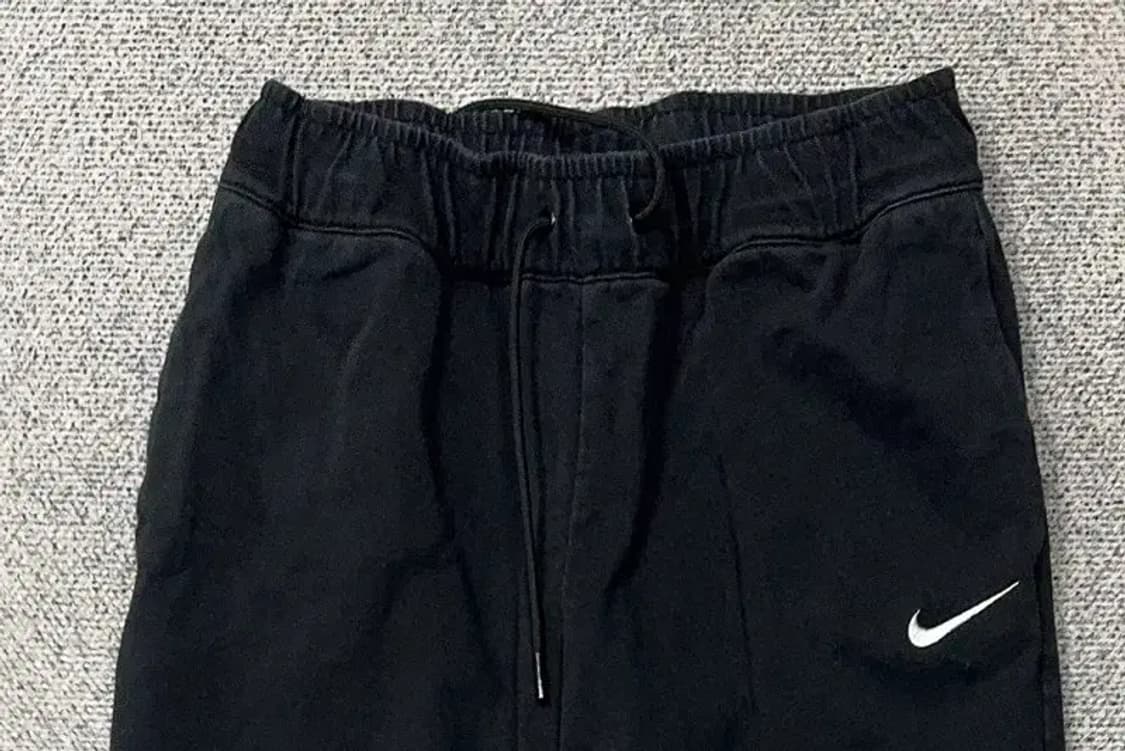 나이키 블랙 로고 밴딩 조거팬츠 S 상품이미지3