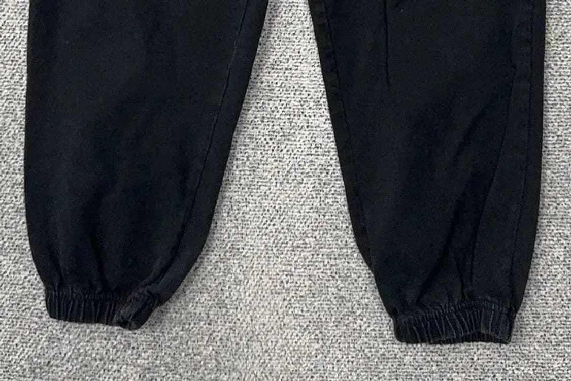 나이키 블랙 로고 밴딩 조거팬츠 S 상품이미지5