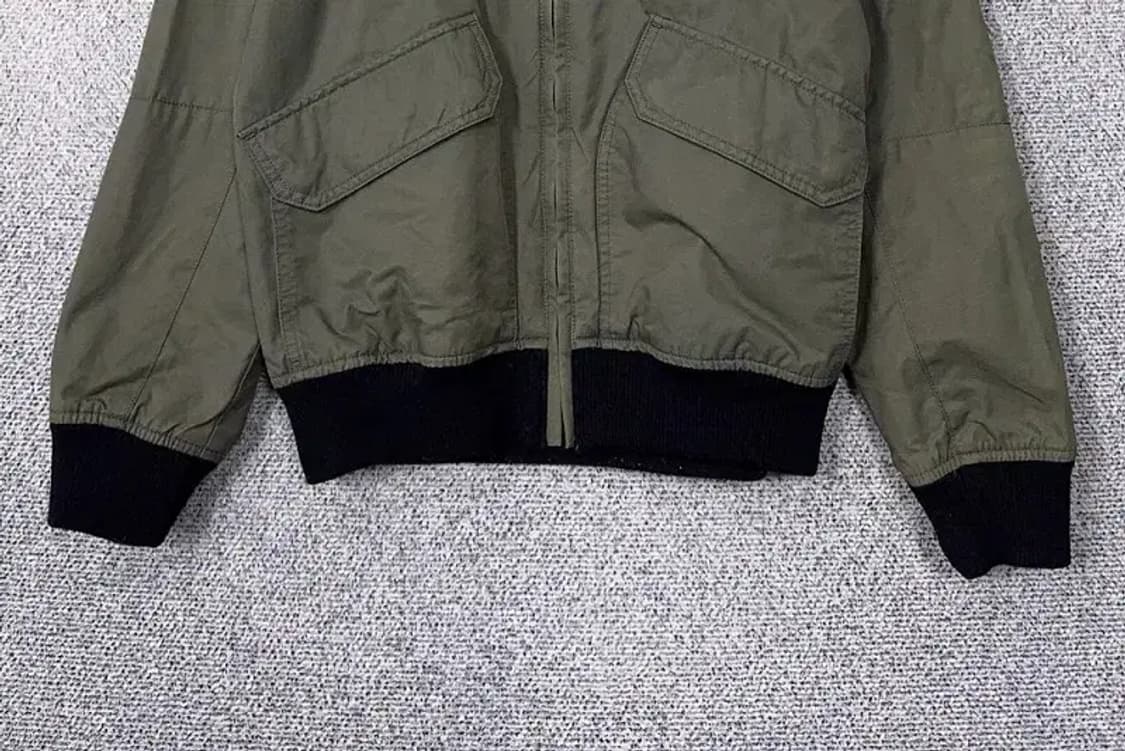 지프 카키 패치 빈티지 블루종 자켓 S(90) 상품이미지4