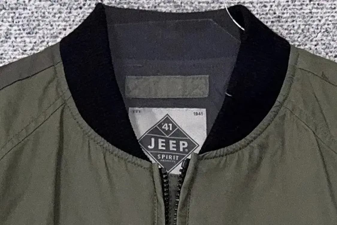 지프 카키 패치 빈티지 블루종 자켓 S(90) 상품이미지5