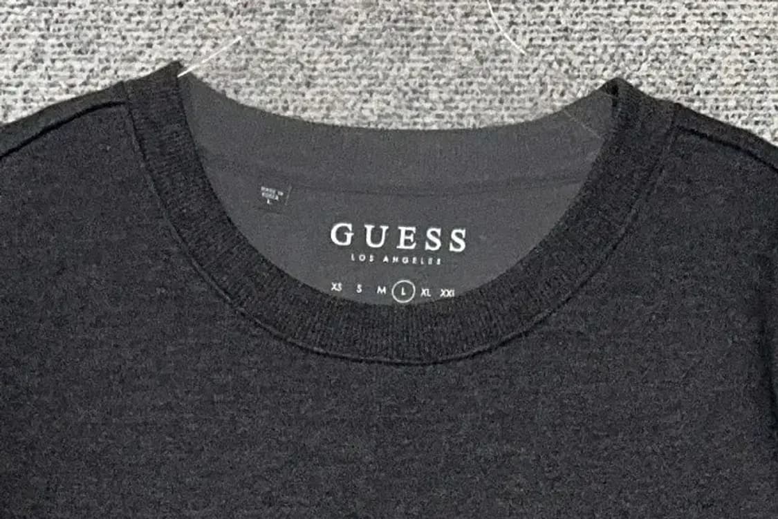 게스 프린팅 그레이 맨투맨 L 상품이미지5