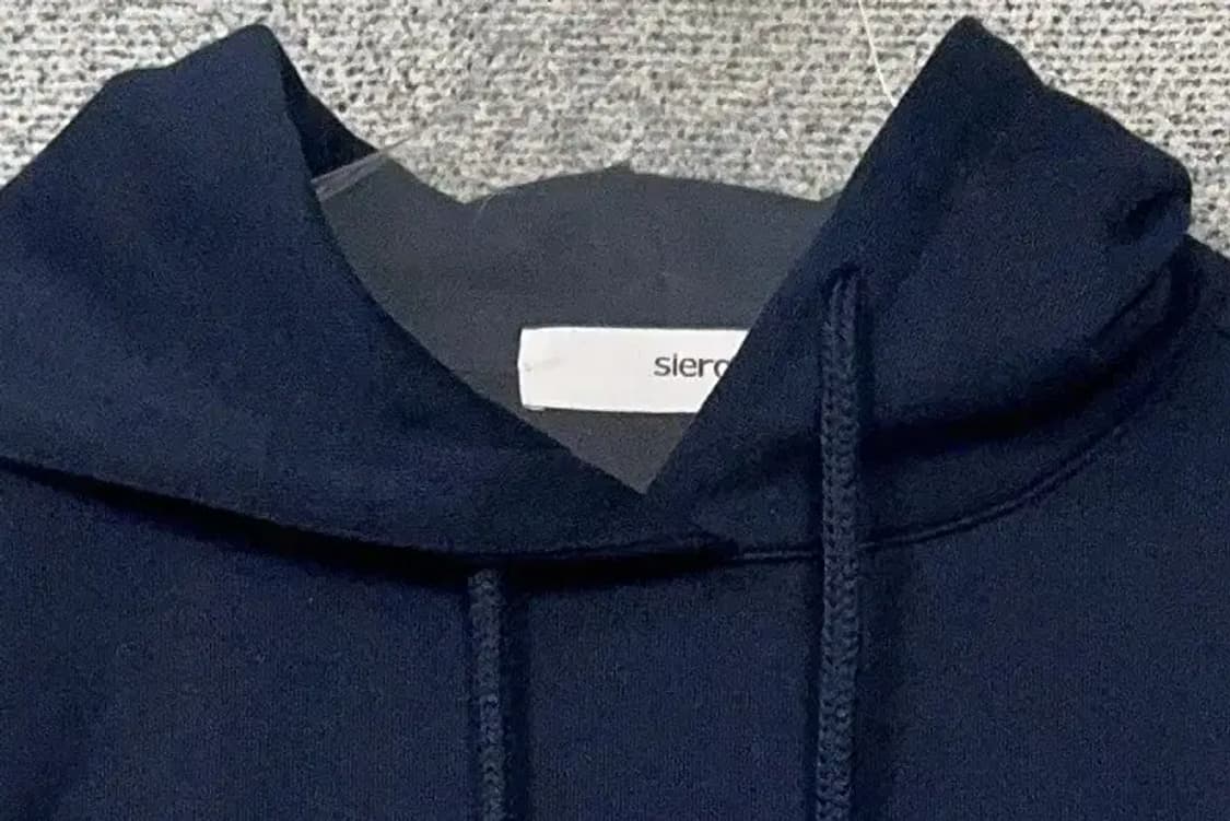 시에로 프린팅 네이비 후드티 S(90) 상품이미지5