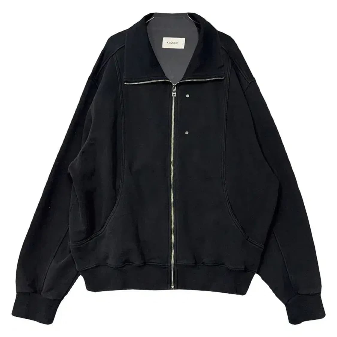 키뮤어 블랙 오버핏 집업 L size 상품이미지1