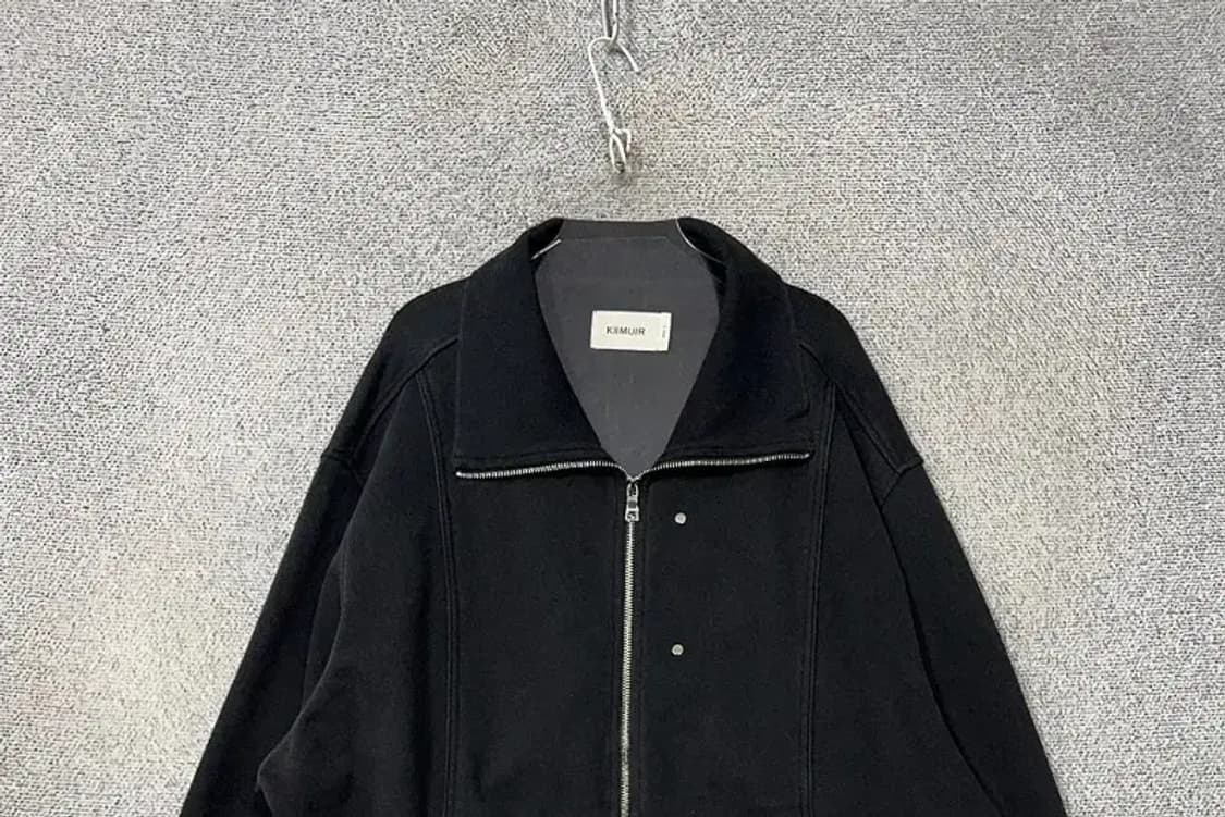 키뮤어 블랙 오버핏 집업 L size 상품이미지3