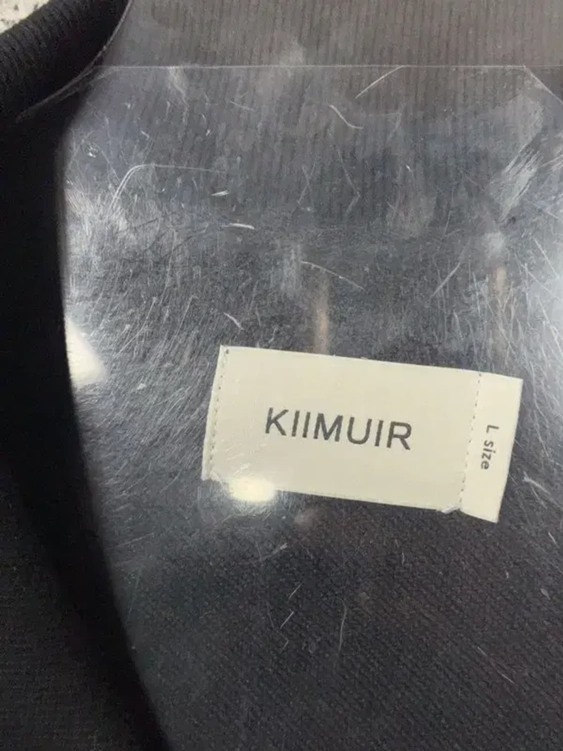 키뮤어 블랙 오버핏 집업 L size 상품이미지6