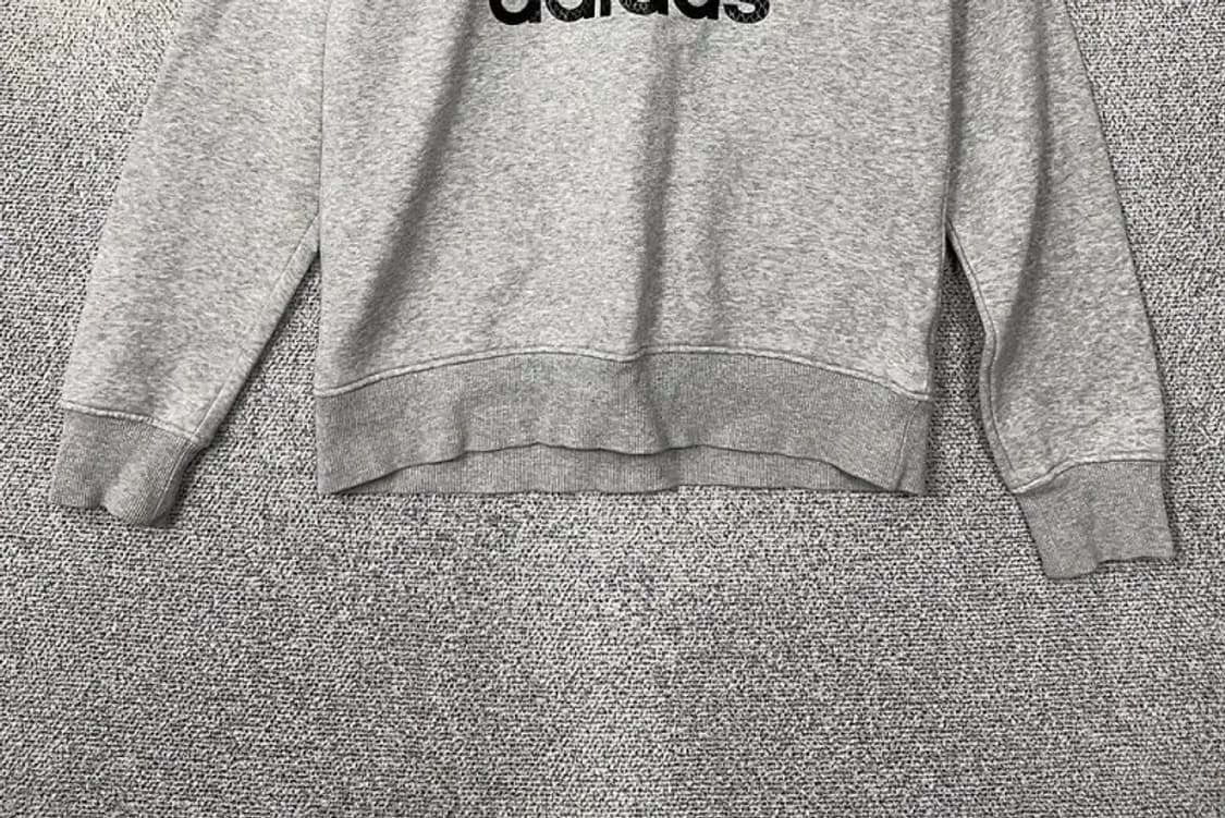 아디다스 프린팅 라이트 그레이 맨투맨 L 상품이미지4