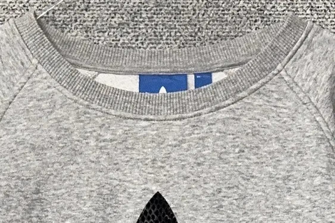 아디다스 프린팅 라이트 그레이 맨투맨 L 상품이미지5