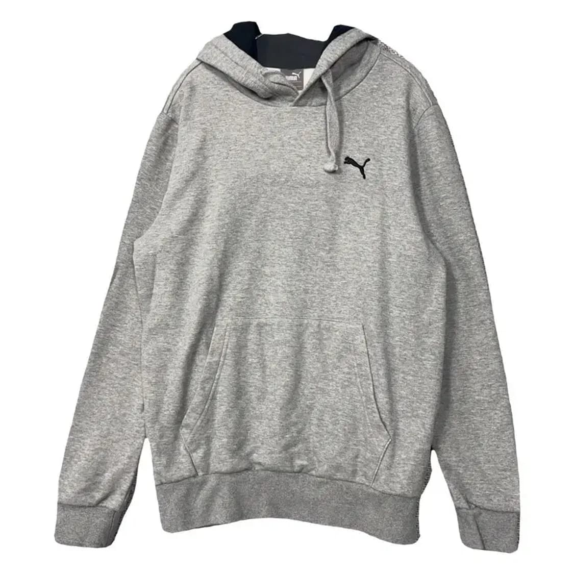 푸마 라이트 그레이 로고 후드티 L 상품이미지1