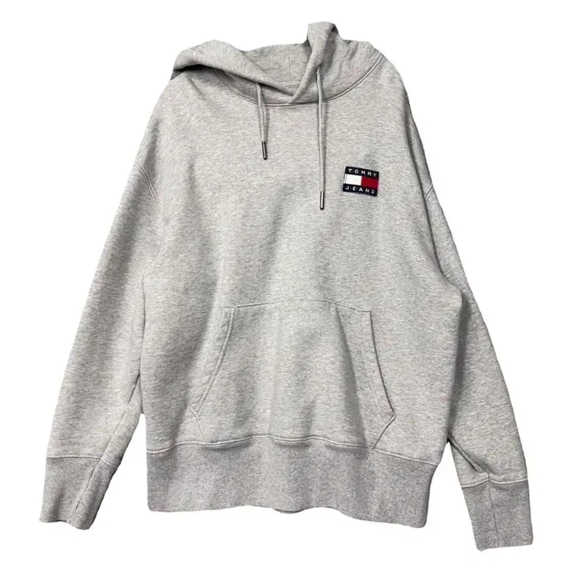 타미 진스 라이트 그레이 로고 후드티 M 상품이미지1
