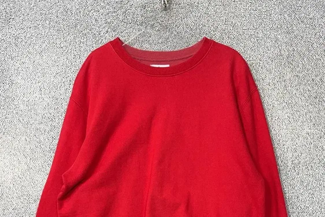 멜란지마스터 레드 맨투맨 L 상품이미지3