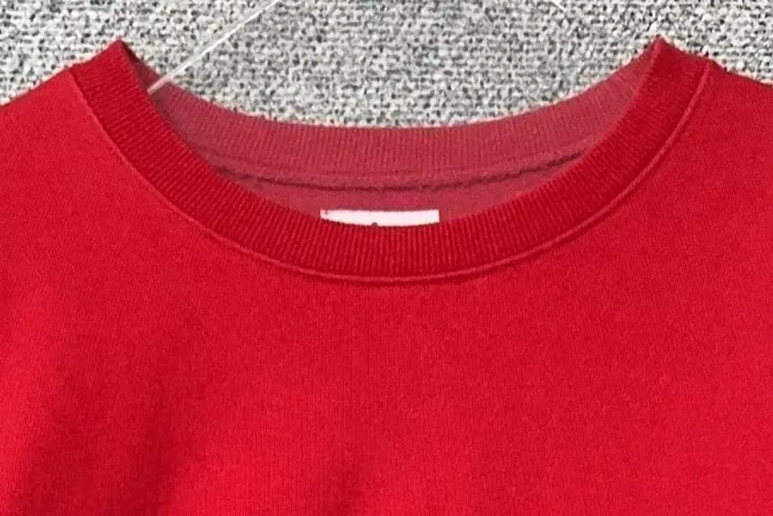 멜란지마스터 레드 맨투맨 L 상품이미지5