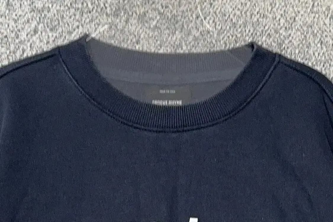 그루브라임 프린팅 네이비 맨투맨 S 상품이미지5