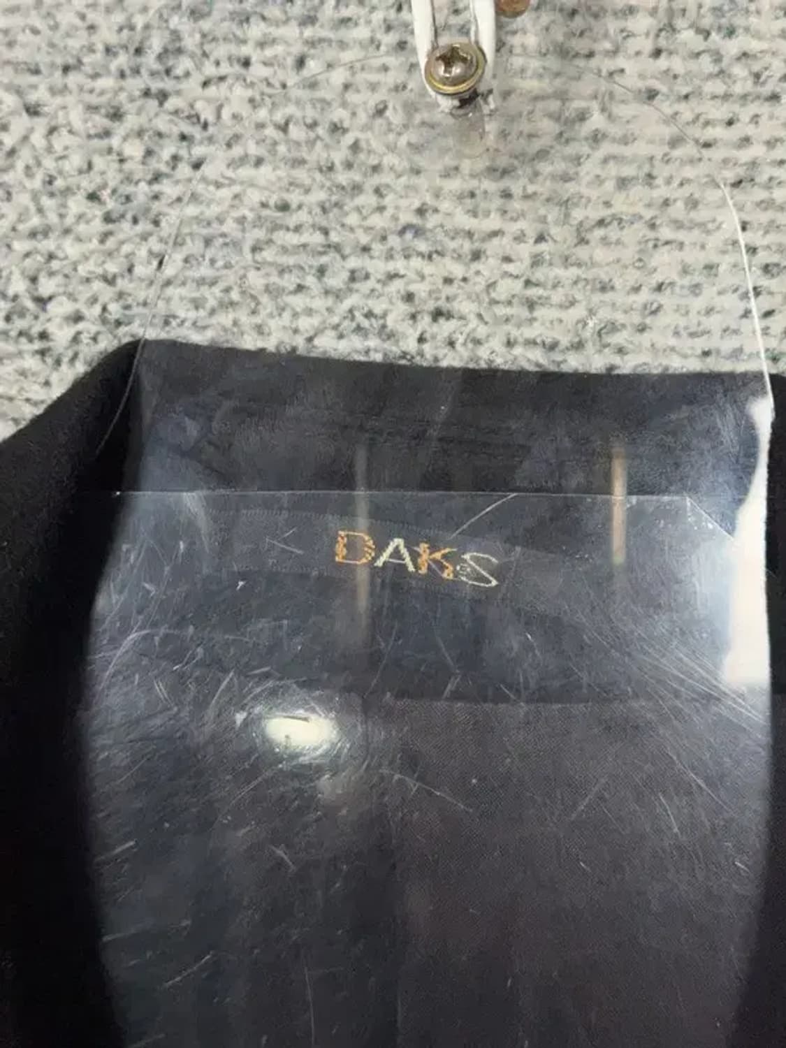 닥스 블랙 울 캐시미어 코트 100-175 상품이미지8