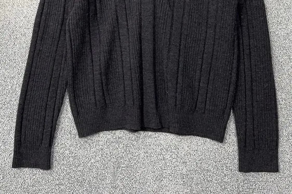 캘빈클라인 그레이 남성 캐주얼 울 니트 집업 XL 상품이미지4