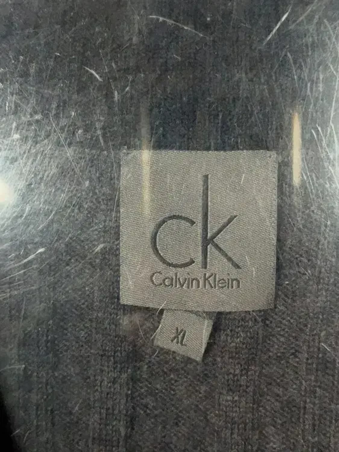 캘빈클라인 그레이 남성 캐주얼 울 니트 집업 XL 상품이미지5