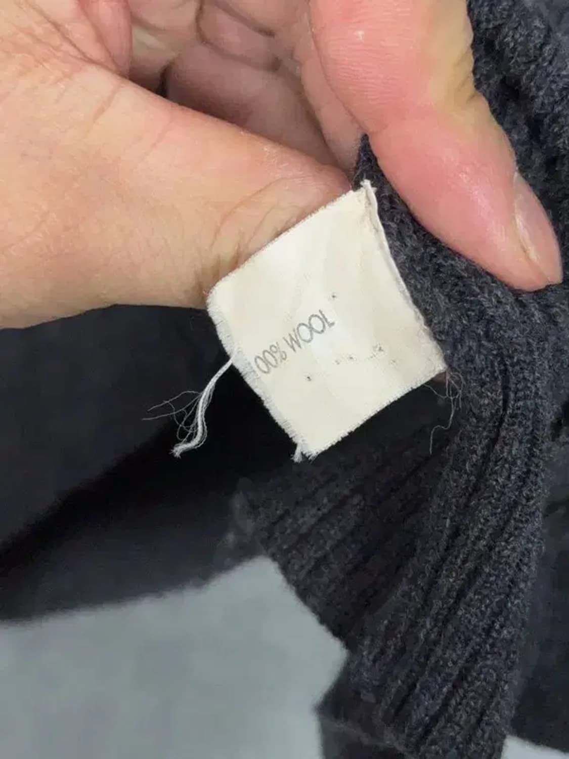 캘빈클라인 그레이 남성 캐주얼 울 니트 집업 XL 상품이미지6