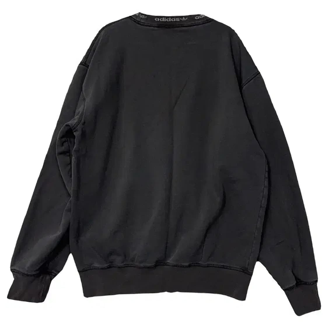 아디다스 블랙 센터 로고 빈티지 맨투맨 L 상품이미지2