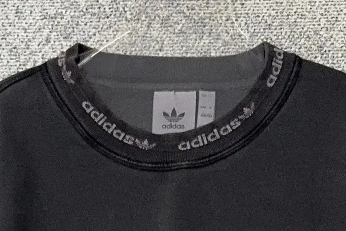 아디다스 블랙 센터 로고 빈티지 맨투맨 L 상품이미지5
