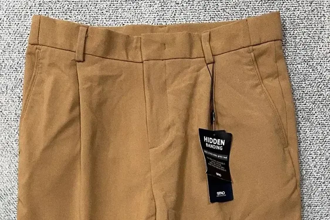 [새상품]스파오 카멜 캐주얼 슬랙스 78 상품이미지3