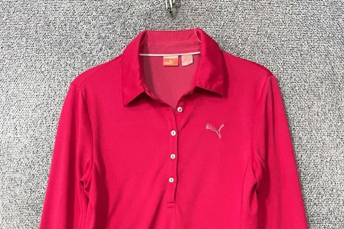 푸마 핑크 여성 기능성 카라티 M 상품이미지3