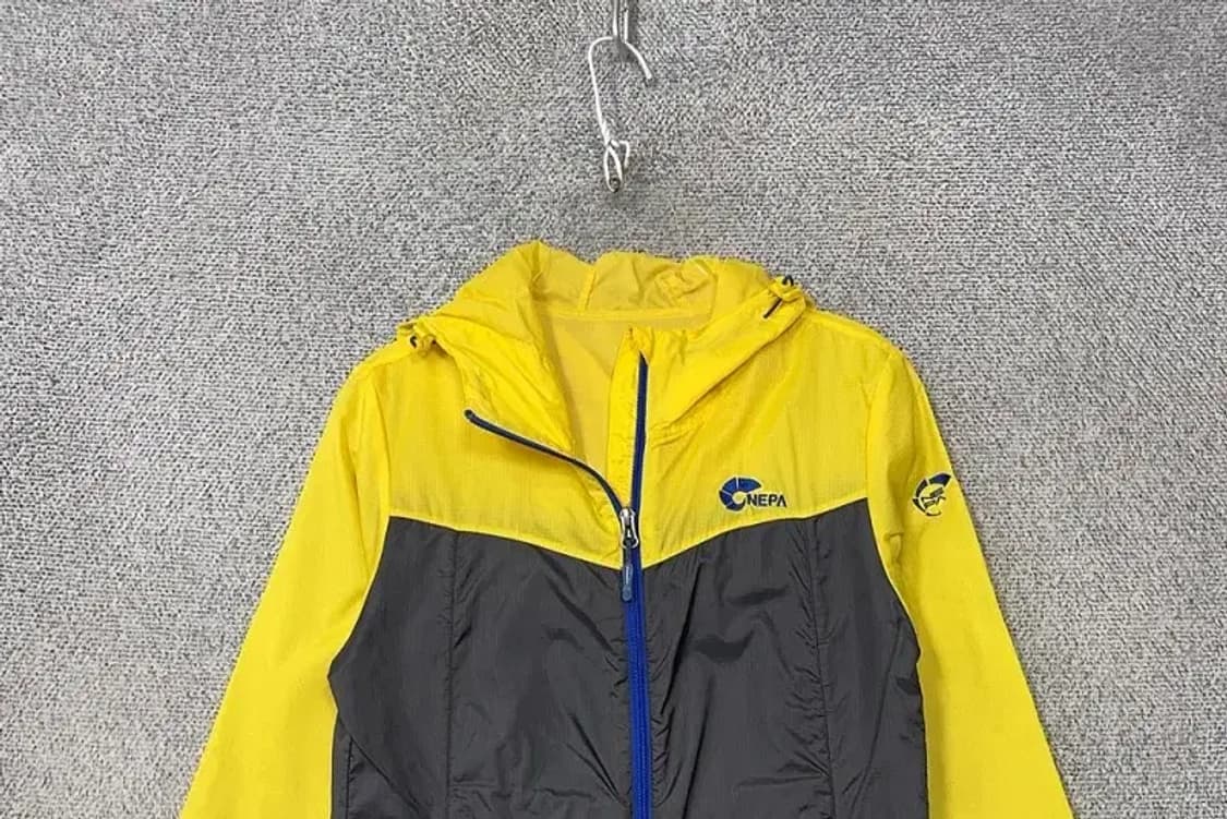 네파 옐로우 여성 기능성 바람막이 85 상품이미지3