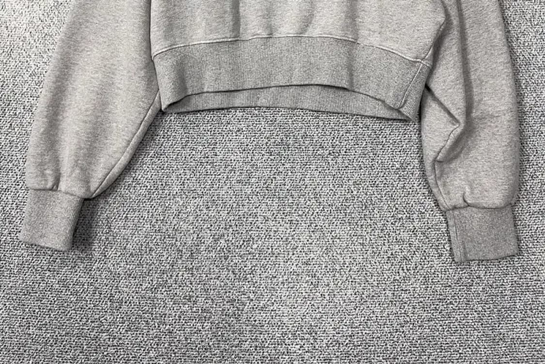 무즈 여성 프린팅 라이트 그레이 맨투맨 L 상품이미지4